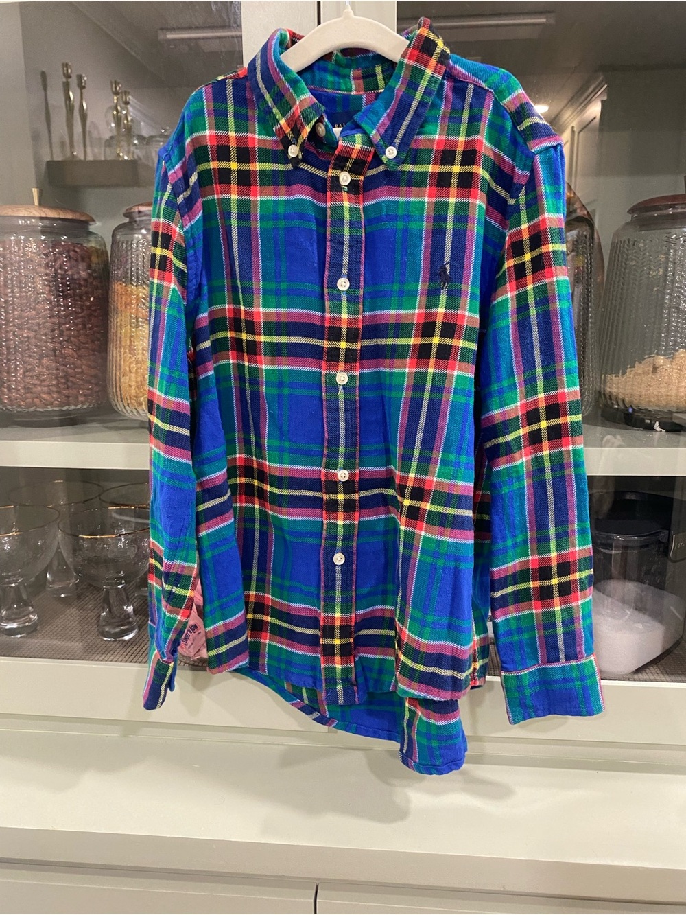 Polo by Ralph Lauren Blue Plaid Button-Down Shirt
